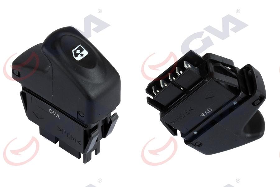 GVACam Açma Anahtarı Sol Megane I-Clıo Iı 98-05 5 Fiş-TekliGVA 8011003