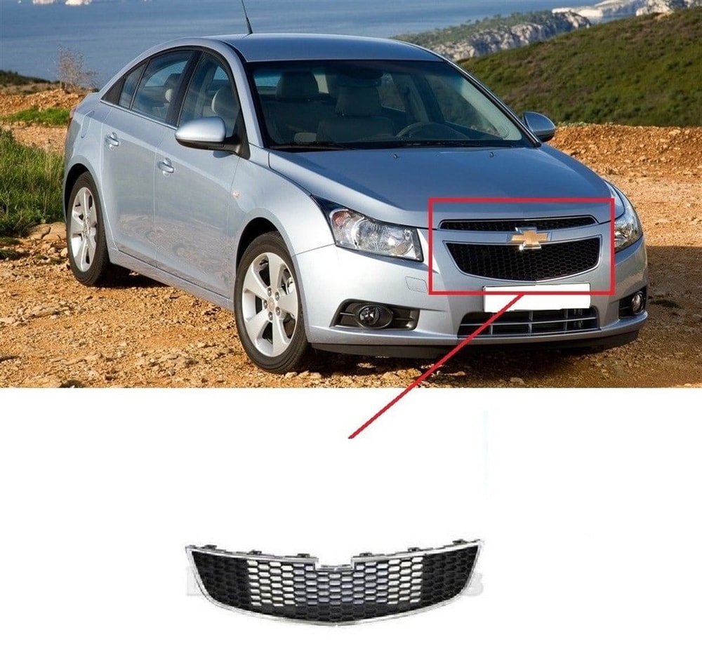 Chevrolet Cruze Ön Tampon Orta Izgara İTHAL Marka
