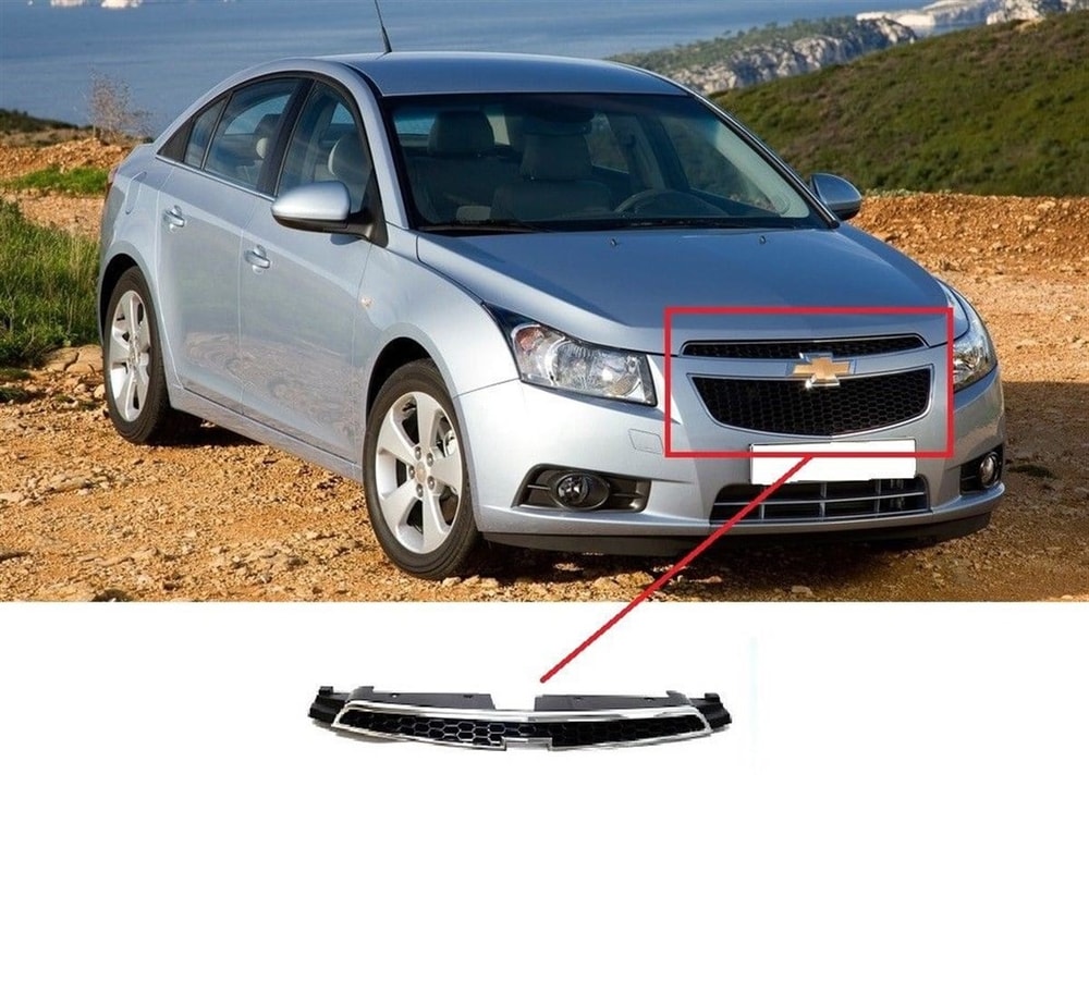 Chevrolet Cruze Ön Tampon Üst Izgara İTHAL Marka
