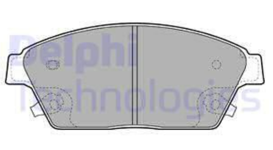 DelphiChevrolet Ön Balata Delphi Marka 13412810 13412810 