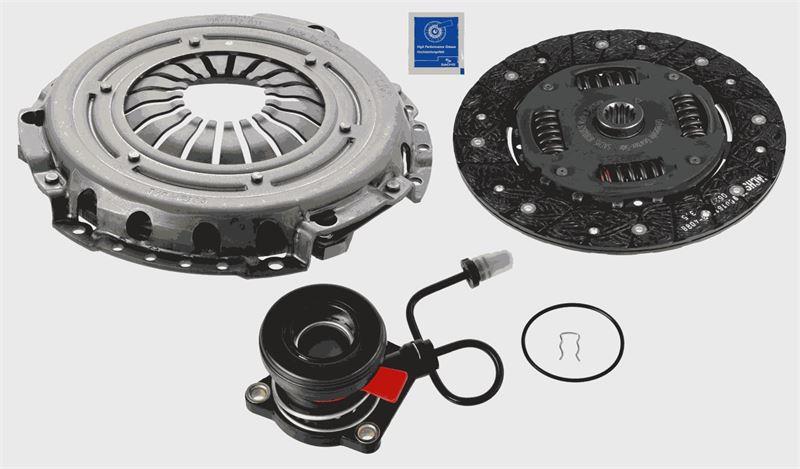 SACHSDebriyaj Set Hidrolik Rulman Pro Kit Astra G-H-Vectra B-Corsa C-D-Combo-1.2-1.4-1.6 16V X12-X14SACHS 3000990131