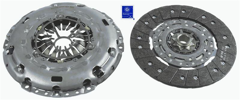 SACHSDebrıyaj Setı Mondeo Iıı 04>07 2.2 Tdcı RulmansızSACHS 3000951882
