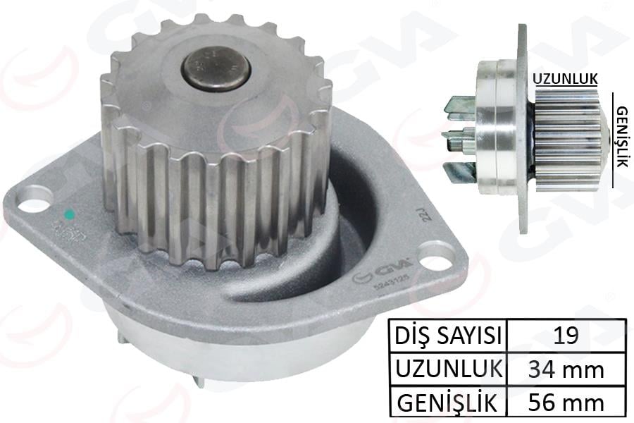 GVADevirdaim 106-206-307-C2-C3-C4-Saxo-Xsara-Berlıngo-Partner 1.6 16V-Dfm Succe 1.6 16V 09-13 Tu5jp4GVA 5243125
