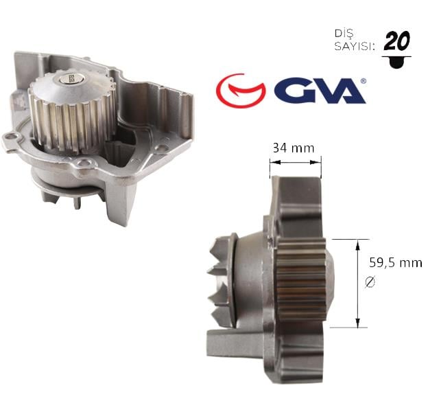 GVADevirdaim Partner-Berlıngo 96 Jumper-Scudo 96-02 Expert 96 1.9D Pa391 Pa911GVA 5245110