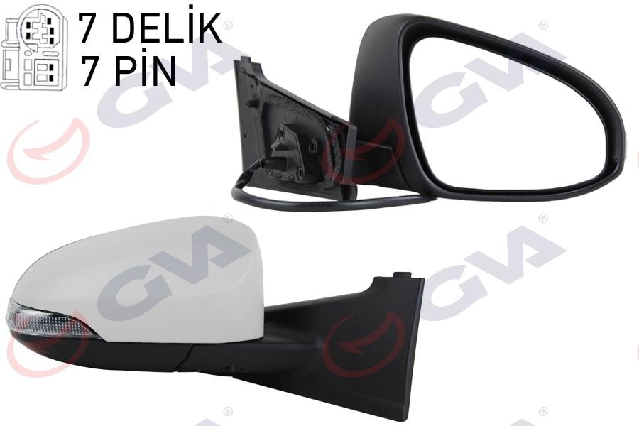 GVADış Dikiz Aynası Sağ Yaris 11 Vm-6265EhprGVA 1071223