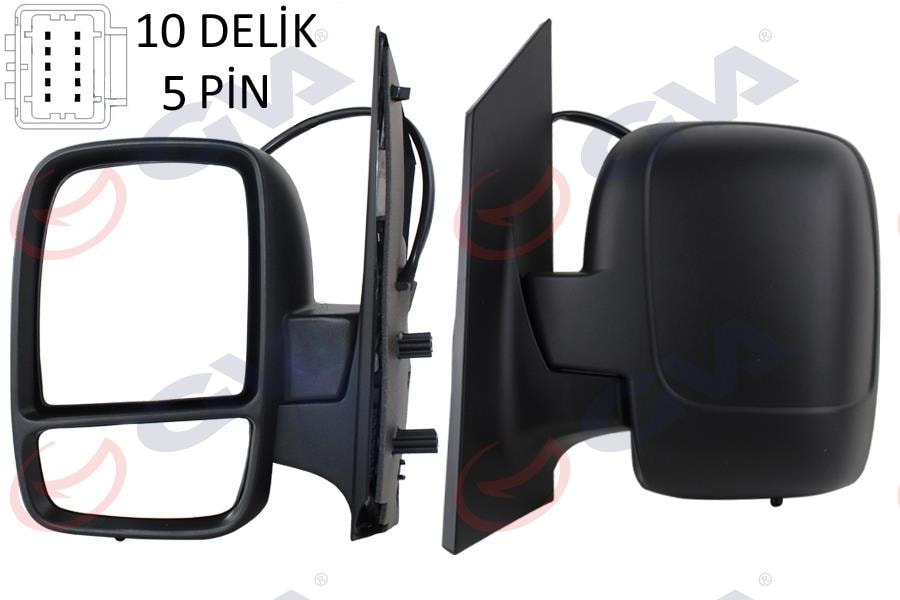 GVADış Dikiz Aynası Sol Scudo-Expert 07 Elektrikli Isıtmalı Konveks 5 Fiş Vm-6116EhlGVA 1027350