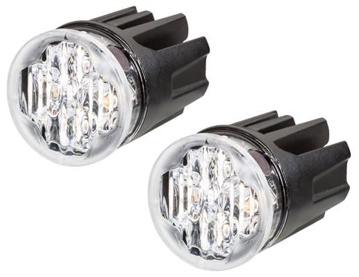 HELLADörtlü Flaşör Berrak 24V Alüminyum Siyah Led Kırmızı/Mavi UniversalHELLA 2XD014564021