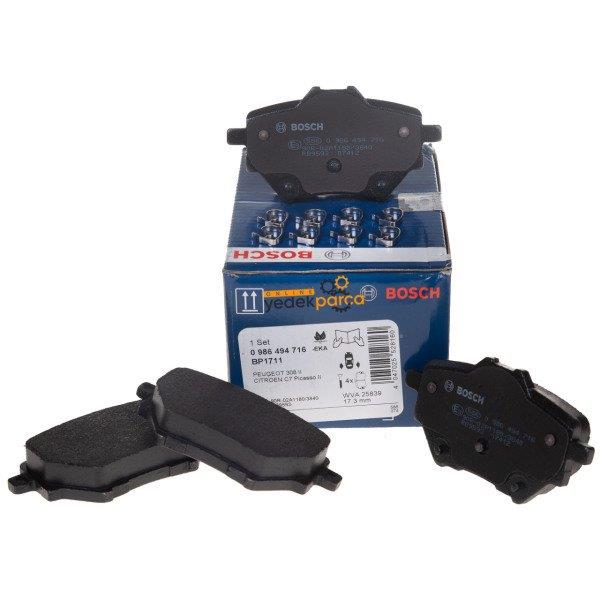 DSDs Ds3 Crossback Arka Fren Balata Takımı 268Mm Bosch 0986494716BOSCH 0986494716