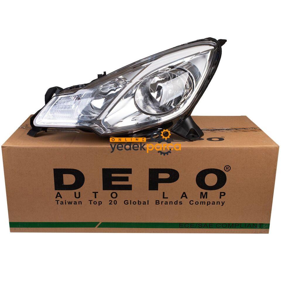 DSDs3 Ön Sol Far Beyaz Tip Citroen  Depo 552-1134Lmldem5DEPO 552-1134LMLDEM5