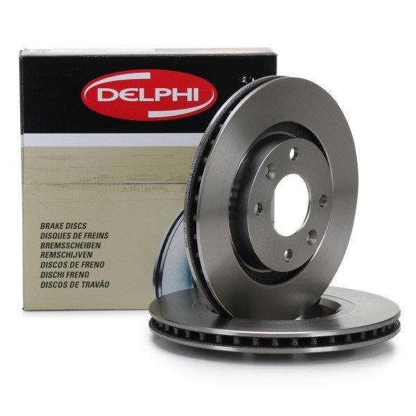 DSDs5 Ön Fren Diski Takım Hava Soğutmalı Citroen  Delphı Bg4166DELPHI BG4166