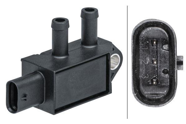HELLAEgzos Gazı Başınc Sensörü 3 Kutuplu 8 Mm VwHELLA 6PP009403221