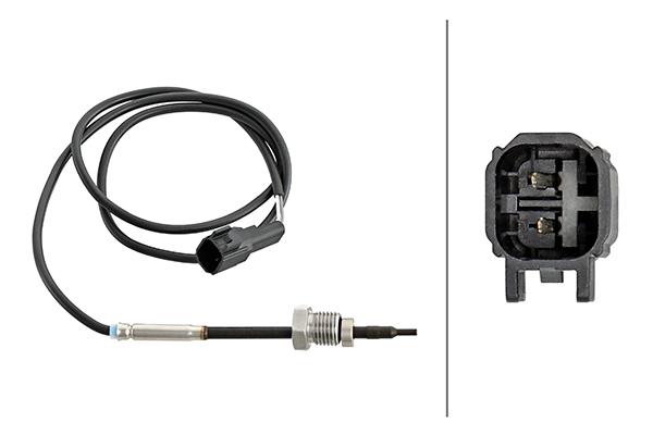 HELLAEgzoz Sıcaklığı Sensörü 2-Kutuplu Ford RangerHELLA 6PT358181761