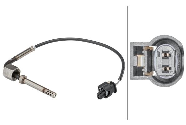 HELLAEgzoz Sıcaklık Sensoru Kat. Oncesı Mercedes S-Class W221 05>12HELLA 6PT358181471