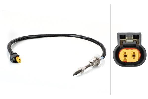 HELLAEgzoz Sıcaklık Sensoru Manıfold Mercedes W204 S204 W211 S211HELLA 6PT014494581