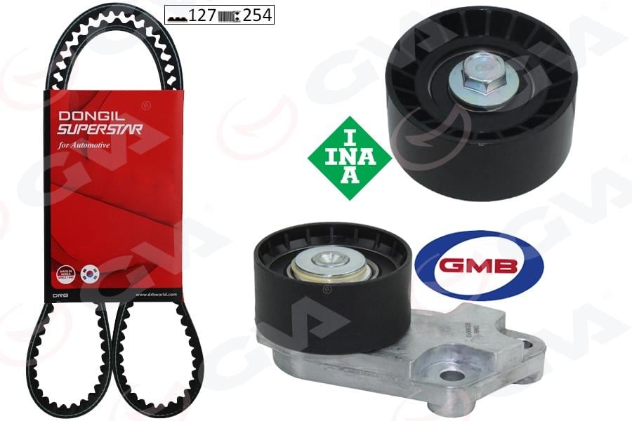 GVAEksantrik Gergi Kiti 127X254 Chevrolet-Daewoo Aveo-Cruze-Kalos-Lacettı-Nubıra 1.4-1.4-1.6 05-GVA 59T9930GMB