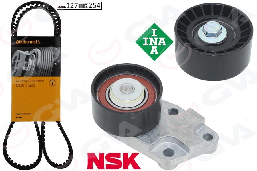 GVAEksantrik Gergi Kiti 127X254 Chevrolet-Daewoo Aveo-Cruze-Kalos-Lacettı-Nubıra 1.4-1.4-1.6 05-GVA 59T9930C