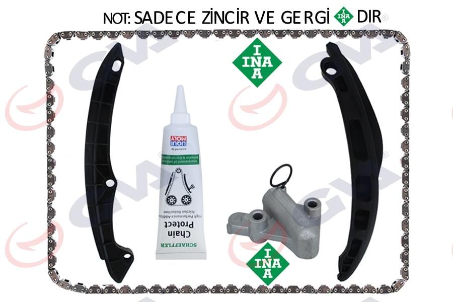 GVAEksantrik Zincir Seti Golf5/6-Jetta-Passat-Scırocco-A3-Leon 1.6 Fsı Blf - 1.4 Tsı Caxa-Bmy-BlgGVA 59C7510-2