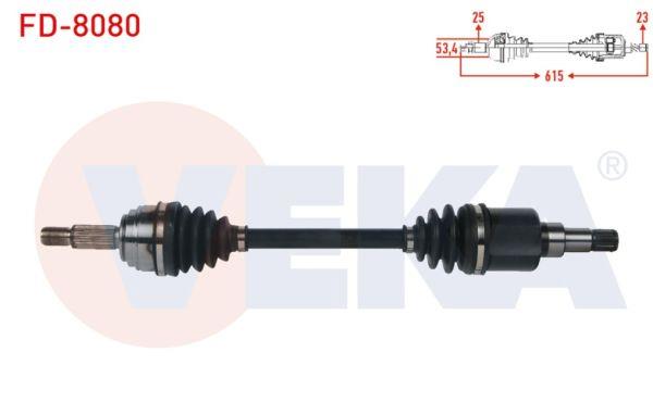FordTicariFord Courier 2014 Model Sonrası Sol Ön Aks Veka Fd-8080VEKA FD-8080