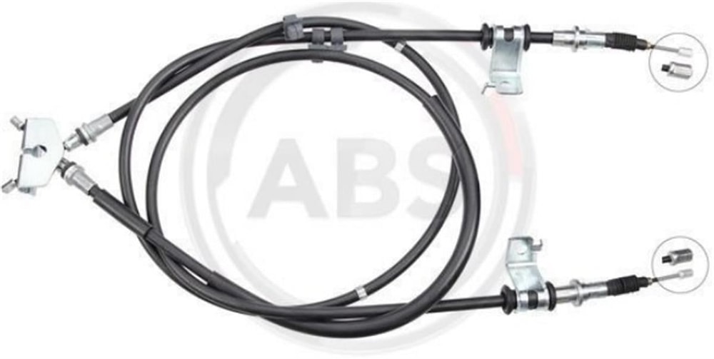 Ford Fiesta 2008-2012 Arka El Fren Teli Orta Takım (Sağ-Sol) Cavo Marka 1544245