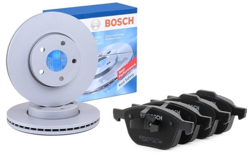 Ford Fiesta 2008-2012 Ön Fren Disk ve Balata Takımı Bosch Marka ME8V5J2K021AB-8V511125AD