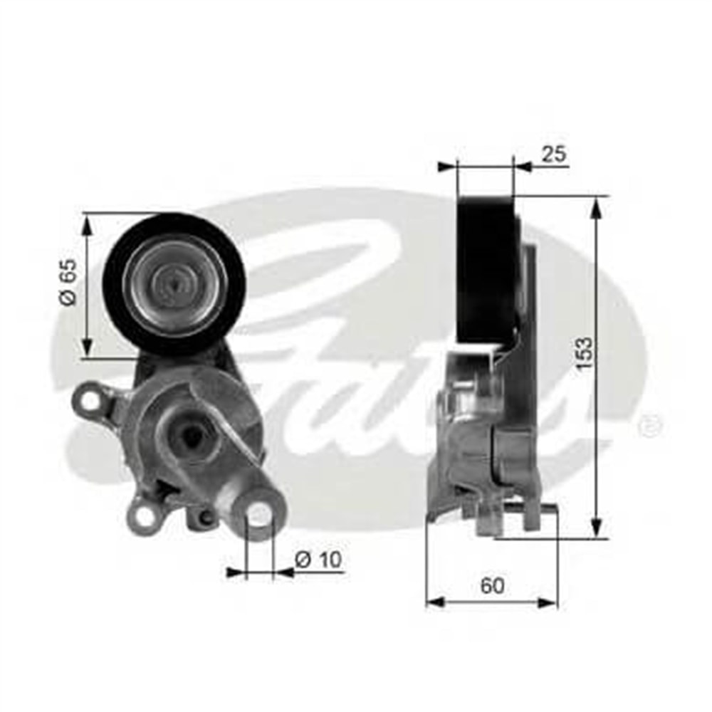 Golf 5 2004 - 2009 1.4TSI CAX / 1.6FSI BLF Şarz Gergisi Komple Gates Marka