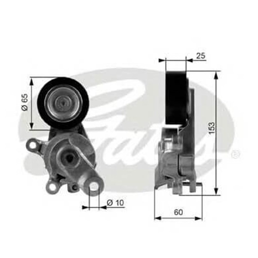 Golf 6 2011 - 2013 1.4TSI CAX Şarz Gergisi Komple Gates Marka