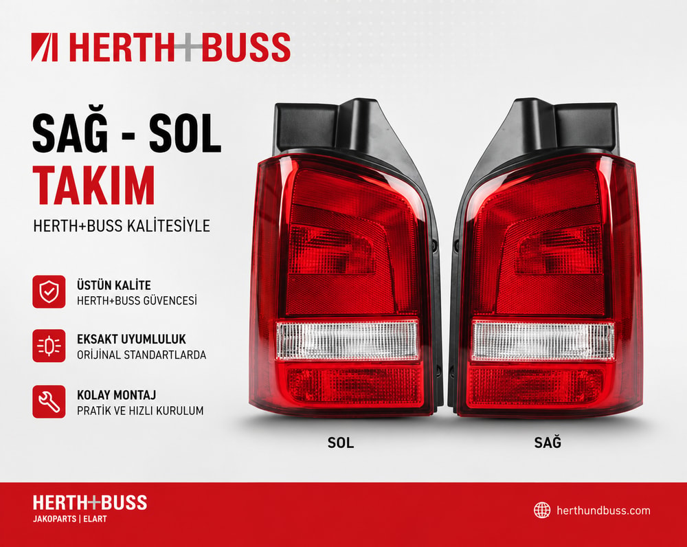 Herth BussHERTH+BUSS TRANSPORTER ARKA STOP TAKIM SAĞ-SOLHERTH+BUSS 83840968 / HERTH+BUSS 83840967