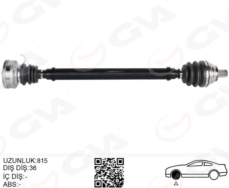 GVAKomple Aks Ön Sağ Golf-Leon-Jetta-Passat Cayb-Cayc 1.6 Tdi Uzun 04-13 Cayb-Cayc 1.6 TdiGVA 4475284