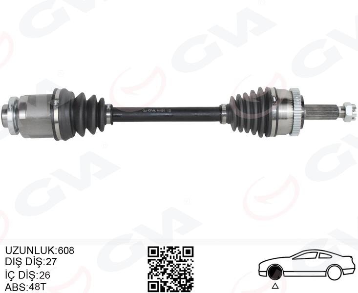 GVAKomple Aks Ön Sag Hyundaı Tucson Jm 2.0 Crdı Abslı 04-10GVA 4491210