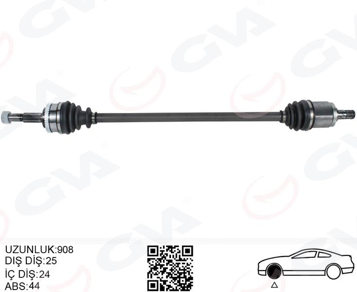 GVAKomple Aks Sağ Nıssan Almera 1.5L Qg15de N16 02- Abs LiGVA 4499906