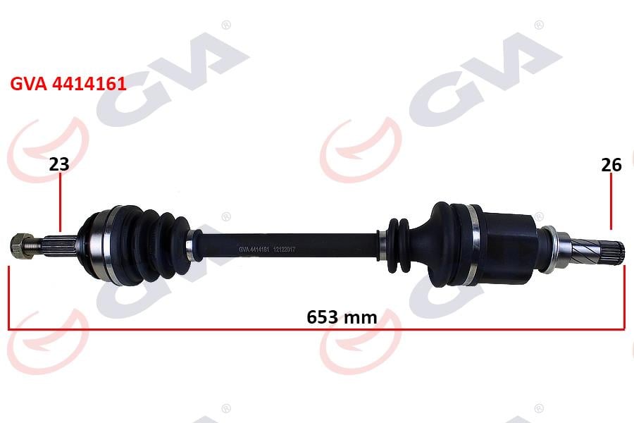 GVAKomple Aks Sol Clıo Iıı 1.5 Dcı 05- Logan 1.4-1.6-1.5 Dci 07- 653MmGVA 4414161