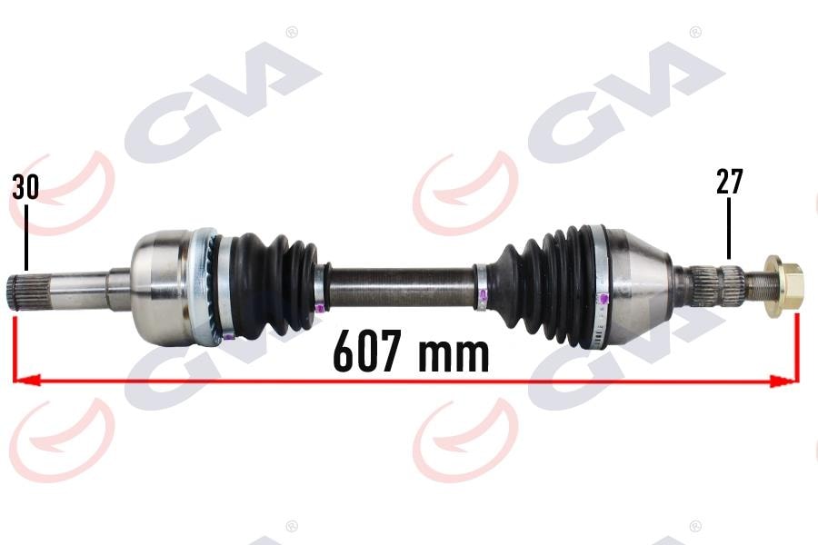 GVAKomple Aks Sol Opel Vectra C 1.9 02-08 607Mm AutoGVA 4490126