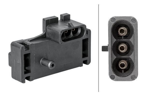 HELLAMap Basınç Sensörü Opel Astra G-H-Corsa B-C-D-Vectra A-B-Zafıra-Merıva-Omega 1.4-1.6 Xel 16V 1.2 N Z-Sz-1.8 Sv 8V Clıo 2-Megane I 1.4-2.0-AccentHELLA 6PP009400221