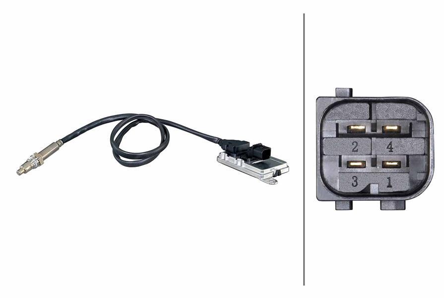 HELLANox Sensörü.Mercedes Actros-Antos-Arocs-AtegoHELLA 6PN358186421