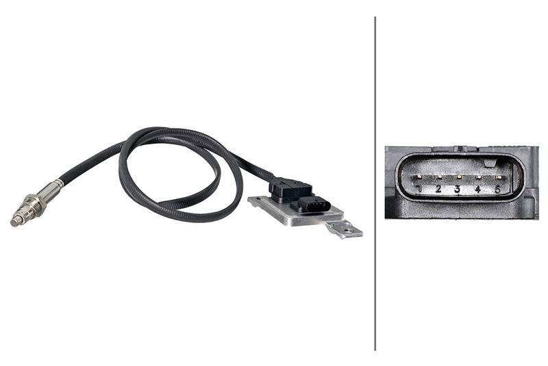 HELLANox Sensörü 5-Kutuplu Audi A4/Seat Alhambra/Vw SharanHELLA 6PN358307011