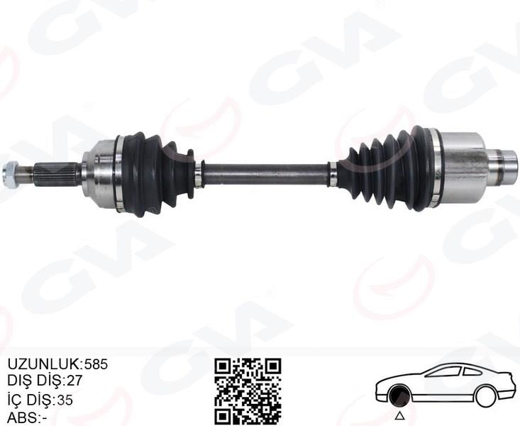 GVAOn Aks Komple Sag Mondeo Iıı 1.8 - 2.0 16V- 2.0Tdcı 00 07GVA 4437004