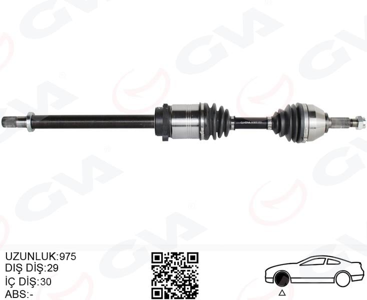 GVAÖn Aks Sağ Renault Koleos Hy 2.0 Dcı A-T 08-14GVA 4419810