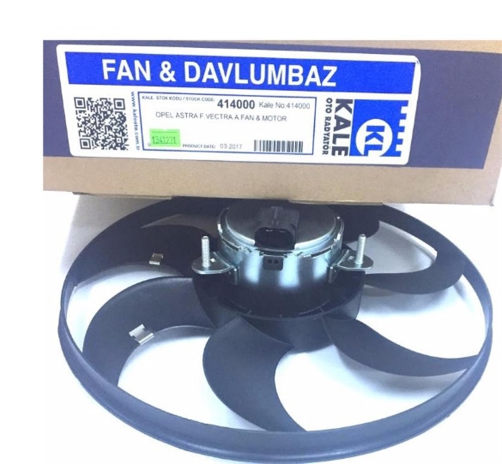 Opel Astra F 1.6 ( 16 Valf ) Su Fan Motoru Klimalı Araca Uygun Kale Marka 13412711341242