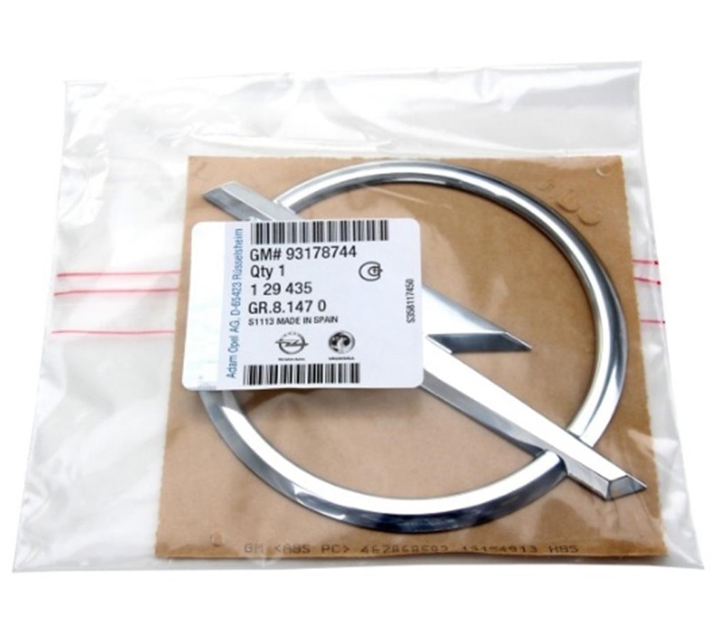 Opel Astra H HB Bagaj Kapağı Arması Orijinal Marka 129435
