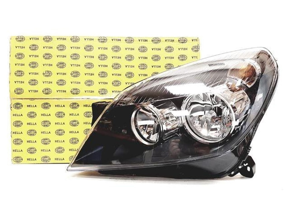 Opel Astra H Sol Far Siyah Zeminli Hella Marka