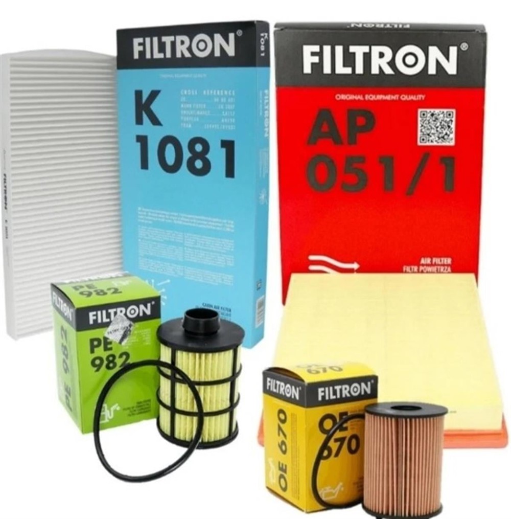 Opel Corsa C 1.3 Dizel Periyodik Bakım Filtre Seti (Ufi Tip Çıkıntılı) Filtron Marka 55197218-834157-6808601-818032