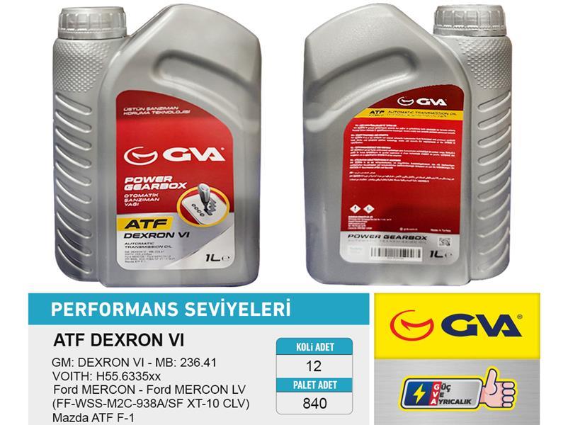 GVAOtomatik Şanzıman Yağı Atf Dexron Vı Kırmızı 1 LtGVA 9920760