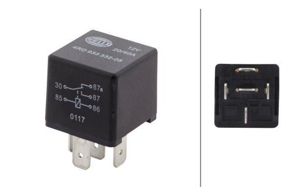 HELLARole 12V 20/40A 5 Girisli Universal Cv 75613151-85076-Al208597-87401Hal-84302762-332209151-2221230130090A-660751901-Nm038-L70075-75613154-4HELLA 4RD933332051
