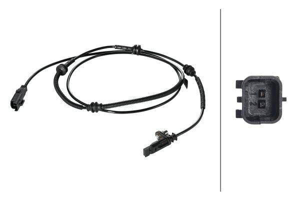 HELLATekerlek Hız Sensörü.12V.2-Kutuplu.Citro N C6/Peugeot 407HELLA 6PU010039791