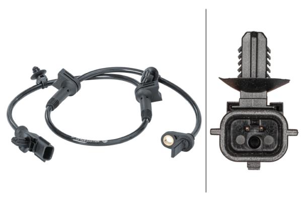 HELLATekerlek Hız Sensörü.12V.Aktif Sensör.2-Kutuplu.Ford B-Max-Fiesta-Tourneo-TransitHELLA 6PU012679621