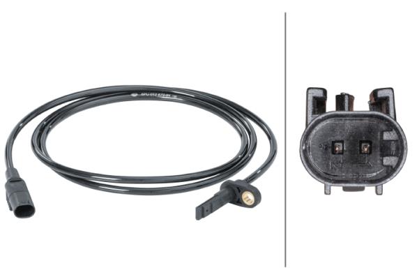 HELLATekerlek Hız Sensörü.12V.Aktif Sensör.2-Kutuplu.Iveco DailyHELLA 6PU012679641