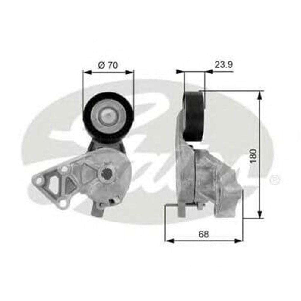 Transporter T5 1.9 AXB Motor V Kayış Gergi Kütüğü Gates Marka