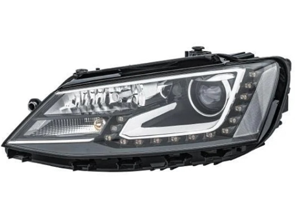 Volkswagen Jetta 2011 - 2017 Far komple Led Xenon Sol Taraf Hella Marka 1ZS011192021