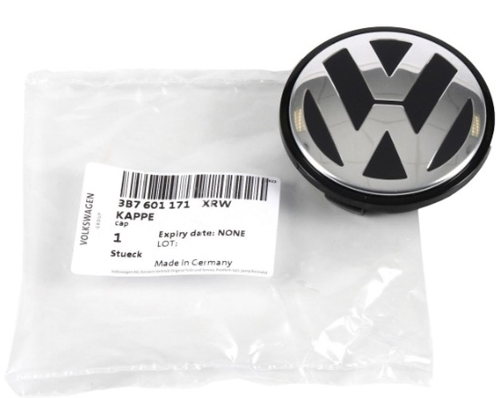 Volkswagen Passat 2001-2005 Model Arası Alüminyum Jant Göbeği Orjinal 3B7601171XRW