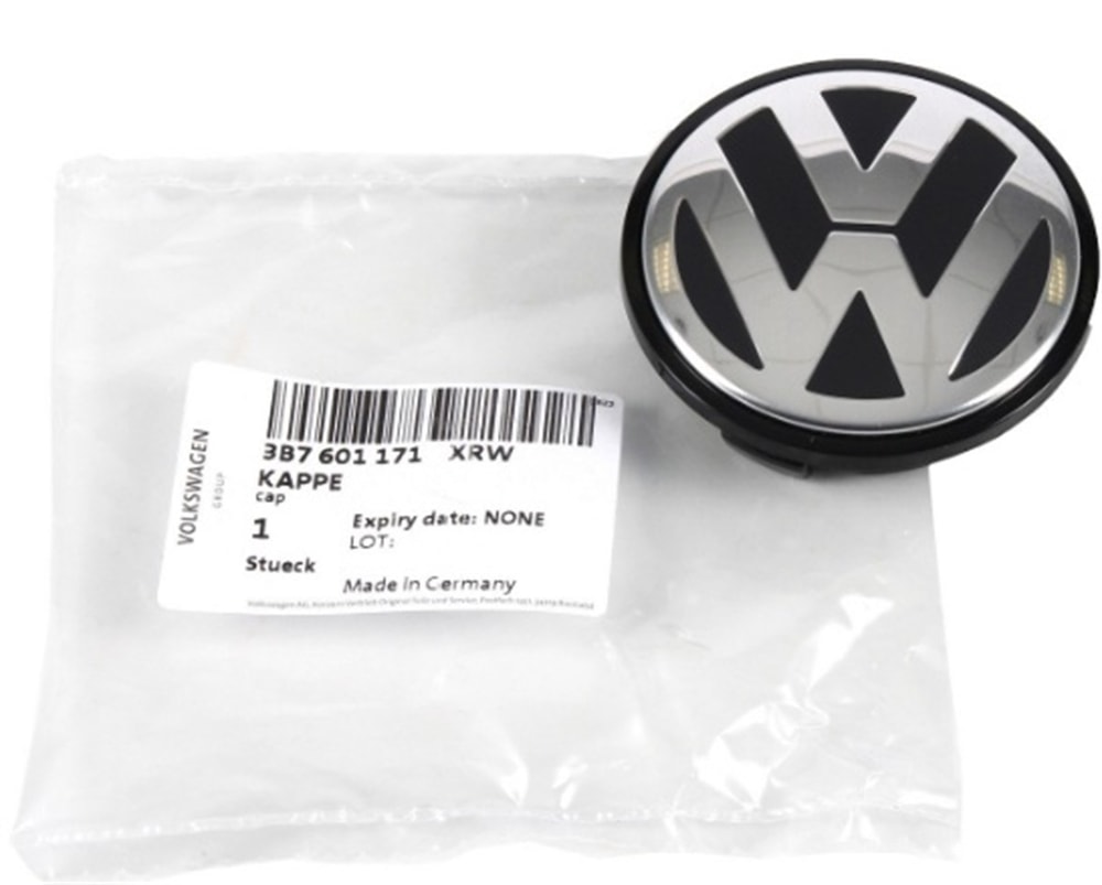 Volkswagen Passat 2001-2005 Model Arası Alüminyum Jant Göbeği Orjinal 3B7601171XRW